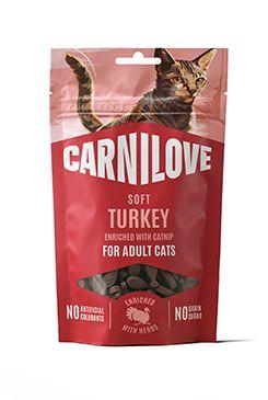 Carnilove Cat Soft Snack Turkey Catnip 50g
