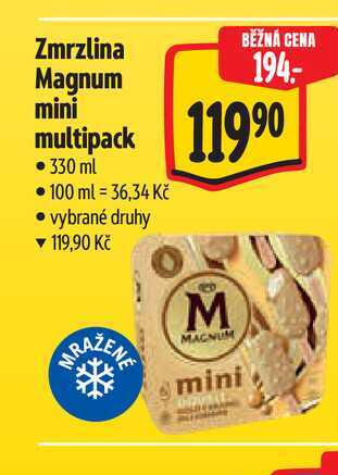 Zmrzlina Magnum mini multipack 330 ml
