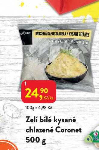 Zelí bílé kysané chlazené Coronet 500 g