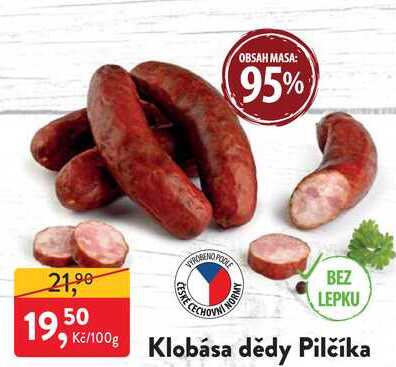 Klobása dědy Pilčíka 100g