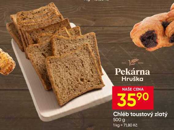Chléb toustový zlatý 500 g