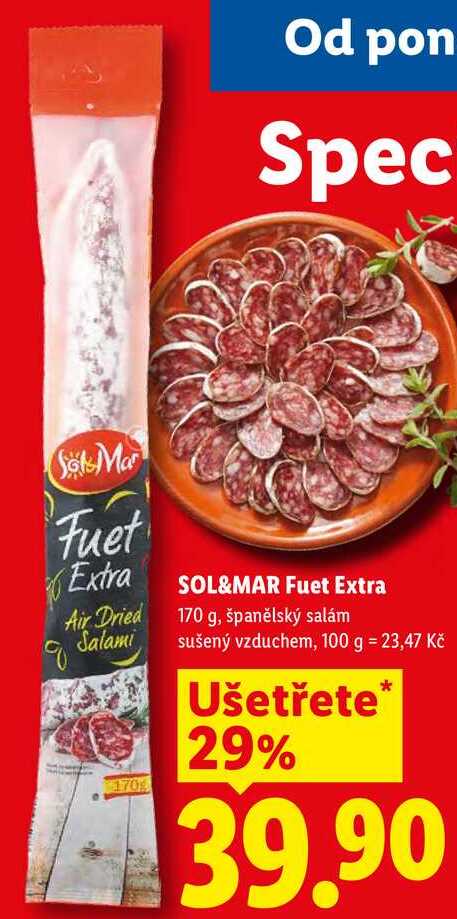 SOL&MAR Fuet Extra, 170 g