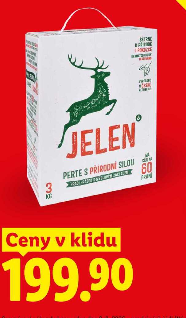 JELEN,60 PRANI Lidl