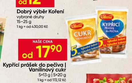 Vitana Kypřicí prášek do pečiva 5x13g