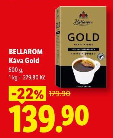 BELLAROM Káva Gold, 500 g