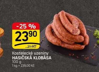HASIČSKÁ KLOBÁSA 100 g