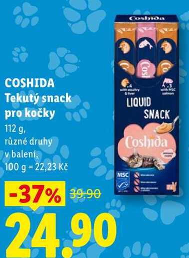 COSHIDA Tekutý snack pro kočky, 112 g
