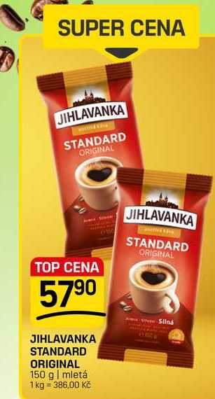 JIHLAVANKA STANDARD ORIGINAL 150 g | mletá