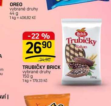 TRUBIČKY BRICK vybrané druhy 150 g