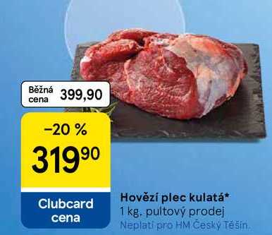 Hovězí plec kulatá, 1 kg
