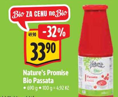 Nature's Promise Bio Passata 690 g