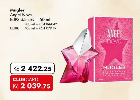 Mugler Angel Nova EdPS dámský | 50 ml Travel Free s.r.o.