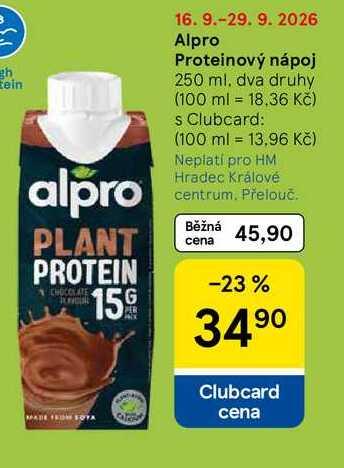 Alpro Proteinový nápoj, 250 ml  