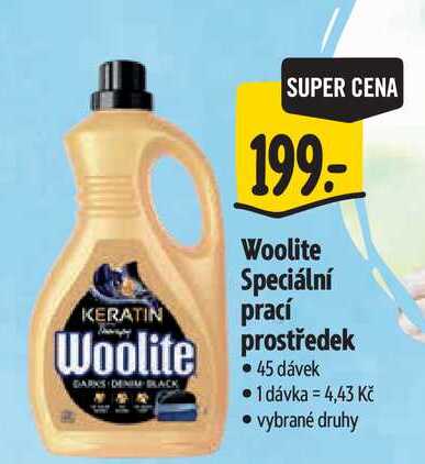 Woolite prací prostředek 45 dávek, vybrané druhy Albert