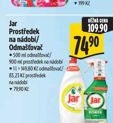 Jar Prostředek na nádobí/ Odmašťovač 500 ml Albert