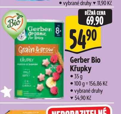 Gerber Bio Křupky 35 g