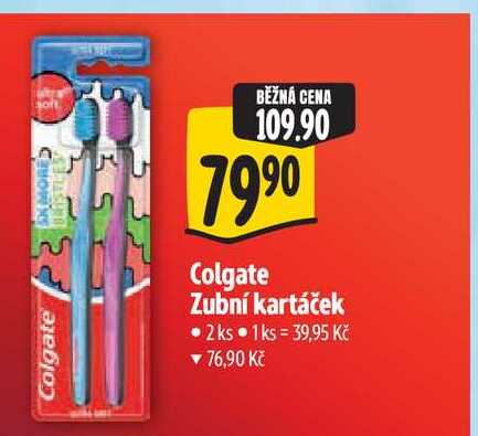 Colgate Zubní kartáček 2 ks Albert