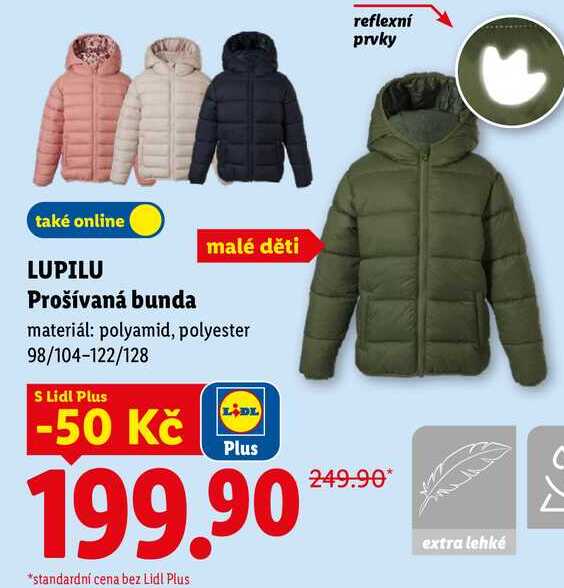 LUPILU Prošívaná bunda
