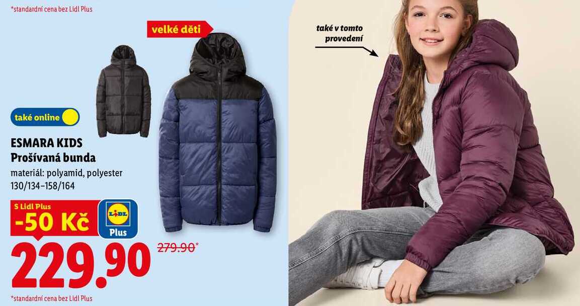ESMARA Prošívaná bunda Lidl