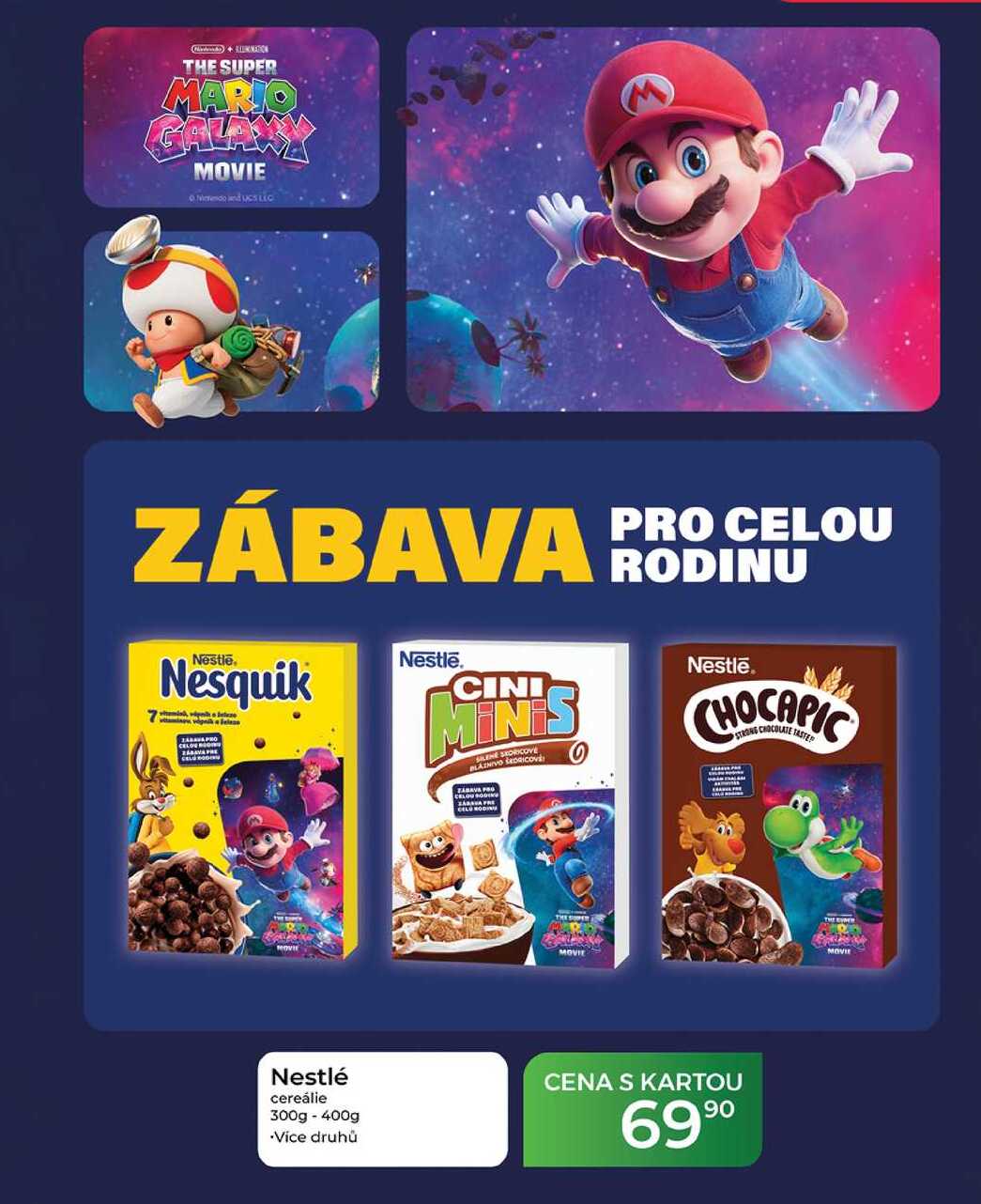 Nestlé cereálie 300g - 400g