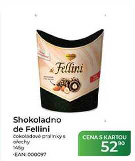 Shokoladno de Fellini čokoládové pralinkys ořechy 145g