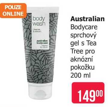 Australian Bodycare sprchový gel s Tea Tree pro aknózní pokožku 200 ml Teta drogerie