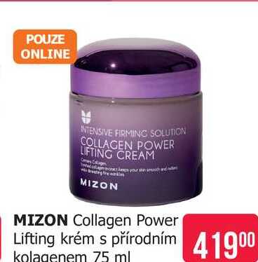 MIZON Collagen Power Lifting krém s přírodním kolagenem 75 ml Teta drogerie