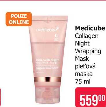 Medicube Collagen Night Wrapping Mask pleťová maska 75 ml Teta drogerie
