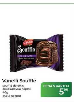 Vanelli Souffle souffle dortik s čokoládovou náplni 40g