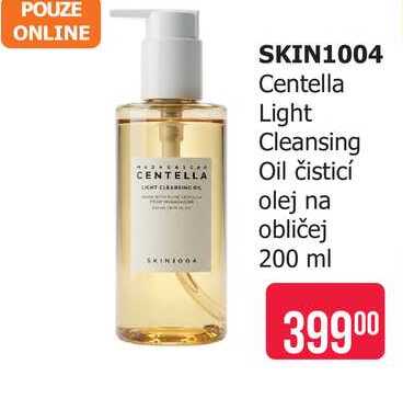 SKIN1004 Centella Light Cleansing Oil čisticí olej na obličej 200 ml Teta drogerie