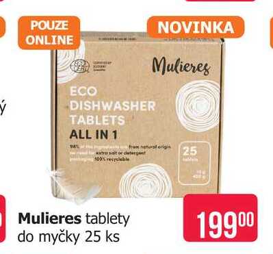 Mulieres tablety do myčky 25 ks