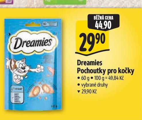 Dreamies Pochoutky pro kočky 60 g