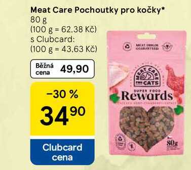 Meat Care Pochoutky pro kočky, 80 g
