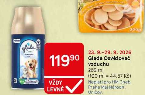 Glade Osvěžovač vzduchu, 269 ml Tesco
