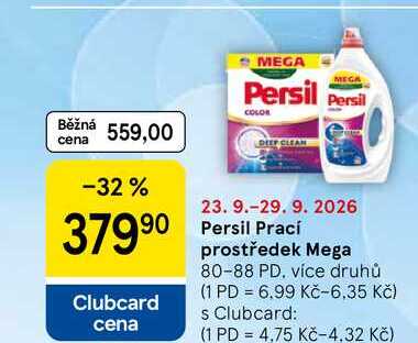 Persil Prací prostředek Mega, 80-88 PD Tesco