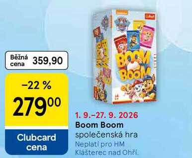 Boom Boom společenská hra Tesco