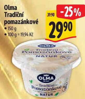Olma Tradiční pomazánkové, 150 g