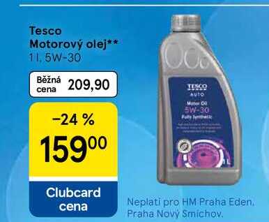 Tesco Motorový olej, 1 l, 5W-30  