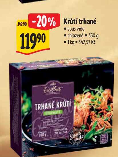 Krůtí trhané 350 g