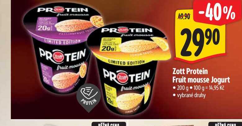 Zott Protein Fruit mousse Jogurt 200 g