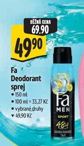 Fa Deodorant sprej  150 ml Albert