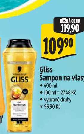 GLISS Šampon na vlasy 400 ml Albert