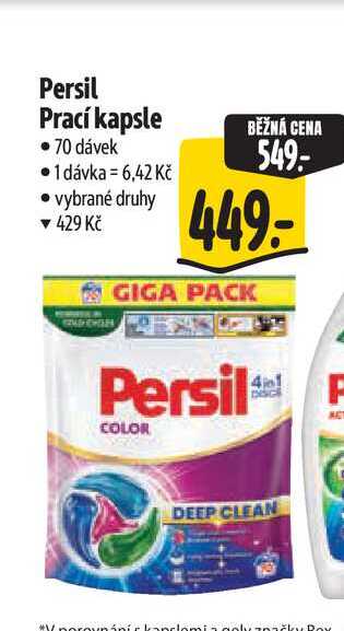 Persil Prací kapsle 70 dávek Albert