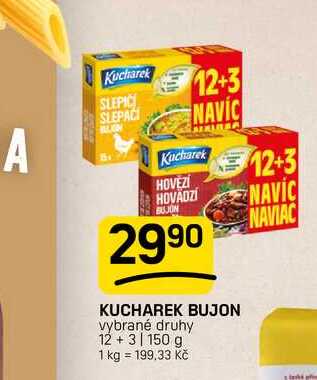 KUCHAREK BUJON vybrané druhy 12+3 150 g