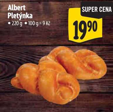 Albert Pletýnka, 220 g  