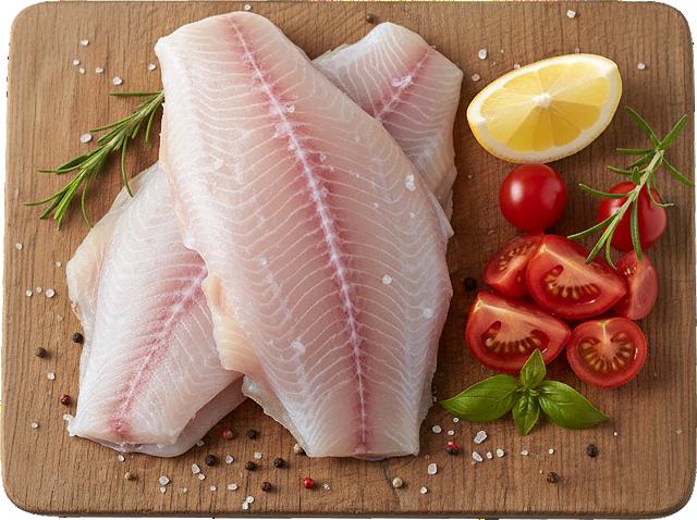 Pangasius (Pangasius hypophthalmus) filet, rozmrazený