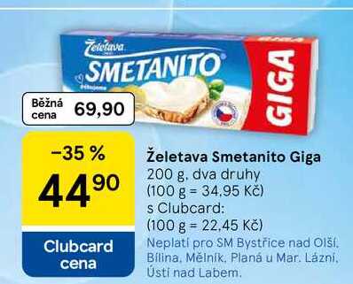 Želetava Smetanito Giga, 200 g