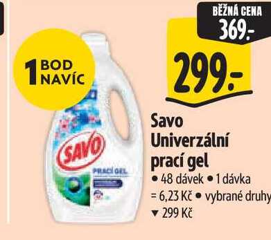 Savo Univerzální prací gel, 48 dávek