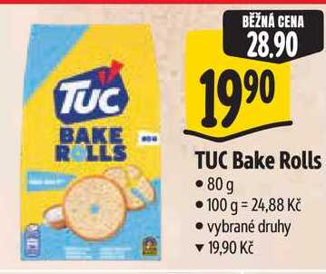 TUC Bake Rolls, 80 g