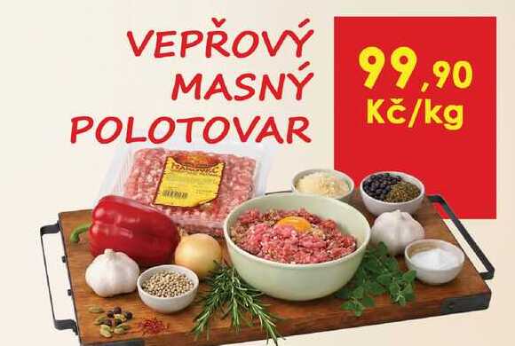 Vepřový masný polotovar 1kg